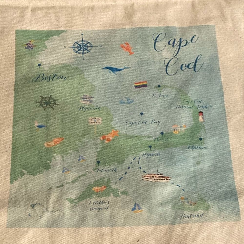 Cape Cod Canvas Tote Bag - Picture 3 of 3
